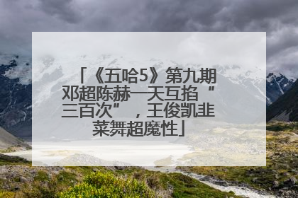 《五哈5》第九期邓超陈赫一天互掐“三百次”，王俊凯韭菜舞超魔性