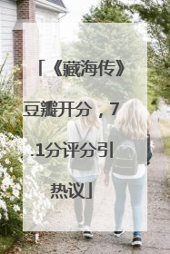 《藏海传》豆瓣开分，7.1分评分引热议