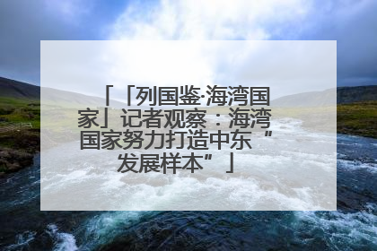 「列国鉴·海湾国家」记者观察：海湾国家努力打造中东“发展样本”
