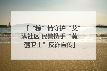 “粽”情守护“艾”满社区 民警携手“黄鹤卫士”反诈宣传