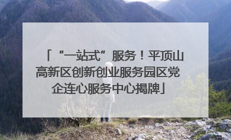 “一站式”服务！平顶山高新区创新创业服务园区党企连心服务中心揭牌