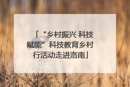 “乡村振兴 科技赋能”科技教育乡村行活动走进洛南