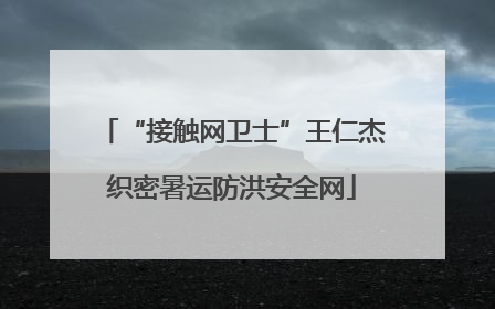 “接触网卫士”王仁杰织密暑运防洪安全网
