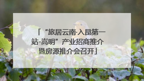 “旅居云南·入昆第一站-嵩明”产业招商推介暨房源推介会召开
