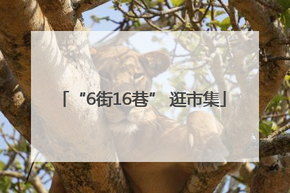 “6街16巷” 逛市集