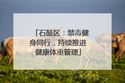 石鼓区:禁毒健身同行,持续推进健康体重管理