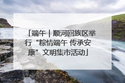 端午｜顺河回族区举行“粽情端午 传承安康”文明集市活动