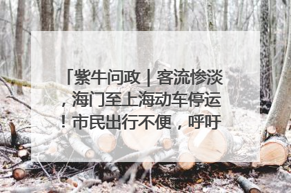紫牛问政｜客流惨淡，海门至上海动车停运！市民出行不便，呼吁铁路部门恢复班次