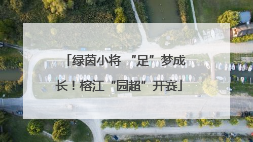 绿茵小将 “足”梦成长！榕江“园超”开赛