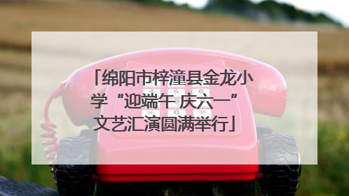 绵阳市梓潼县金龙小学“迎端午 庆六一”文艺汇演圆满举行