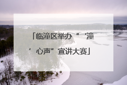 临潼区举办“‘潼’心声”宣讲大赛