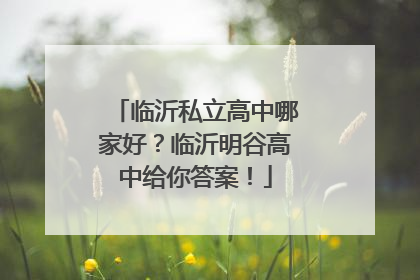 临沂私立高中哪家好？临沂明谷高中给你答案！
