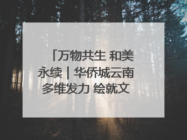 万物共生 和美永续｜华侨城云南多维发力 绘就文旅融合与生物多样性保护新图景