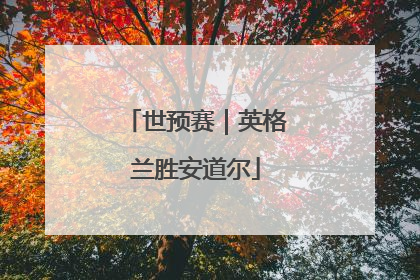 世预赛｜英格兰胜安道尔