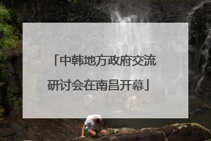 中韩地方政府交流研讨会在南昌开幕