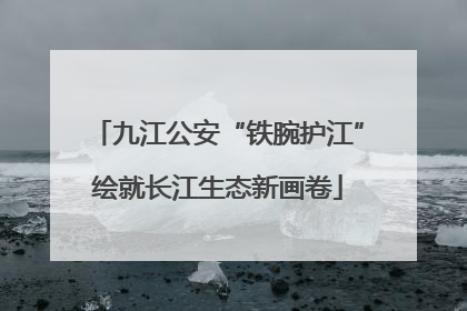 九江公安“铁腕护江”绘就长江生态新画卷