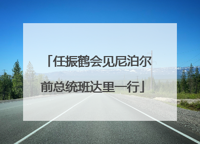 任振鹤会见尼泊尔前总统班达里一行