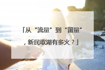 从“流量”到“留量”，新民歌湖有多火？