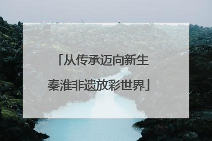 从传承迈向新生 秦淮非遗放彩世界
