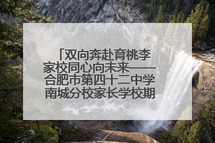 双向奔赴育桃李 家校同心向未来——合肥市第四十二中学南城分校家长学校期末总结会圆满召开