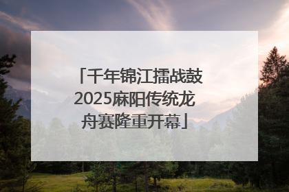 千年锦江擂战鼓 2025麻阳传统龙舟赛隆重开幕