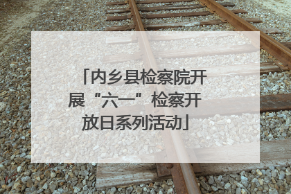 内乡县检察院开展“六一”检察开放日系列活动