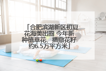 合肥滨湖新区初夏花海美出圈 今年新种植草花、播撒花籽约6.5万平方米