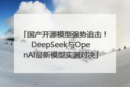 国产开源模型强势追击！DeepSeek与OpenAI最新模型实测对决