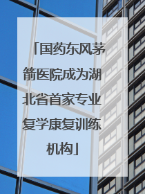 国药东风茅箭医院成为湖北省首家专业复学康复训练机构