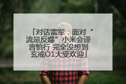 对话雷军：面对“流量反噬”小米会谨言慎行 完全没想到玄戒O1大受欢迎