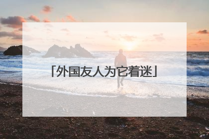 外国友人为它着迷