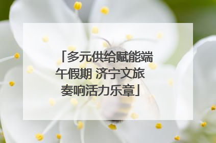 多元供给赋能端午假期 济宁文旅奏响活力乐章