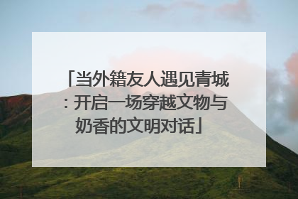 当外籍友人遇见青城：开启一场穿越文物与奶香的文明对话