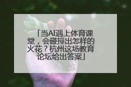 当AI遇上体育课堂，会碰撞出怎样的火花？杭州这场教育论坛给出答案