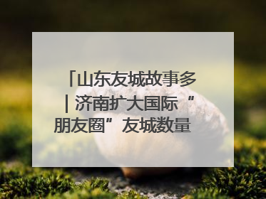 山东友城故事多｜济南扩大国际“朋友圈”友城数量达92对