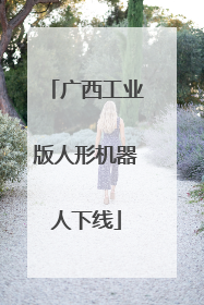 广西工业版人形机器人下线