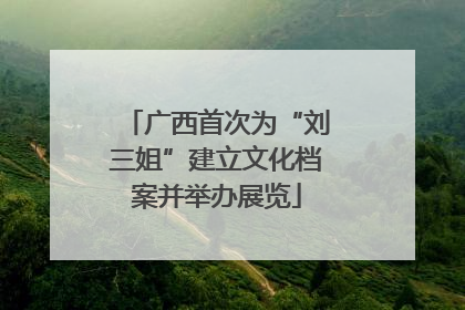 广西首次为“刘三姐”建立文化档案并举办展览