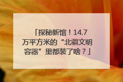 探秘新馆！14.7万平方米的“北疆文明容器”里都装了啥？