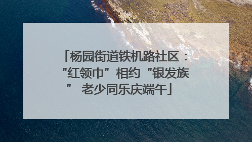 杨园街道铁机路社区：“红领巾”相约“银发族” 老少同乐庆端午