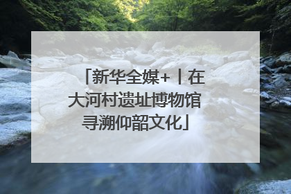 新华全媒+丨在大河村遗址博物馆寻溯仰韶文化