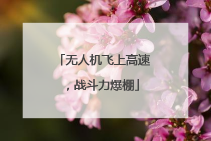 无人机飞上高速，战斗力爆棚