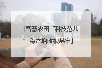 智慧农田“科技范儿” 稳产增收根基牢