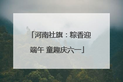 河南社旗：粽香迎端午 童趣庆六一
