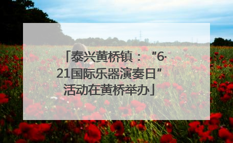 泰兴黄桥镇：“6·21国际乐器演奏日”活动在黄桥举办