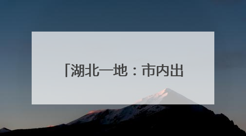 湖北一地：市内出差一律自费吃食堂