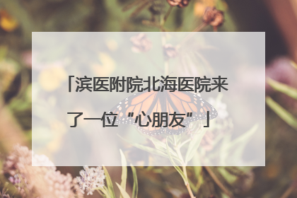 滨医附院北海医院来了一位“心朋友”