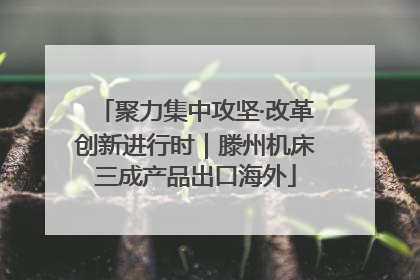 聚力集中攻坚·改革创新进行时｜滕州机床三成产品出口海外
