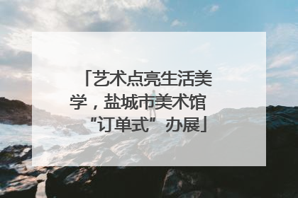 艺术点亮生活美学，盐城市美术馆“订单式”办展