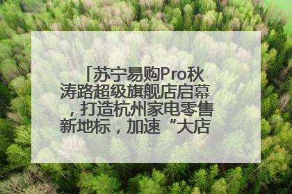 苏宁易购Pro秋涛路超级旗舰店启幕，打造杭州家电零售新地标，加速“大店攻略”全省布局