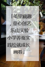 茧里藏趣，童心创艺 乐山实验小学养蚕实践绘就成长画卷